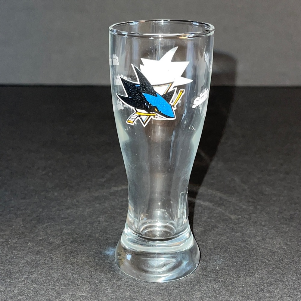 San Jose Sharks shot glass